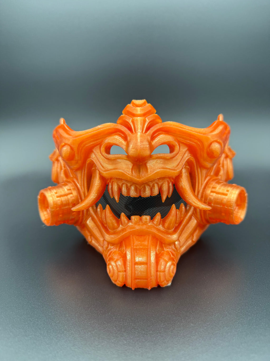 Tetsu Oni Mask Translucent Orange