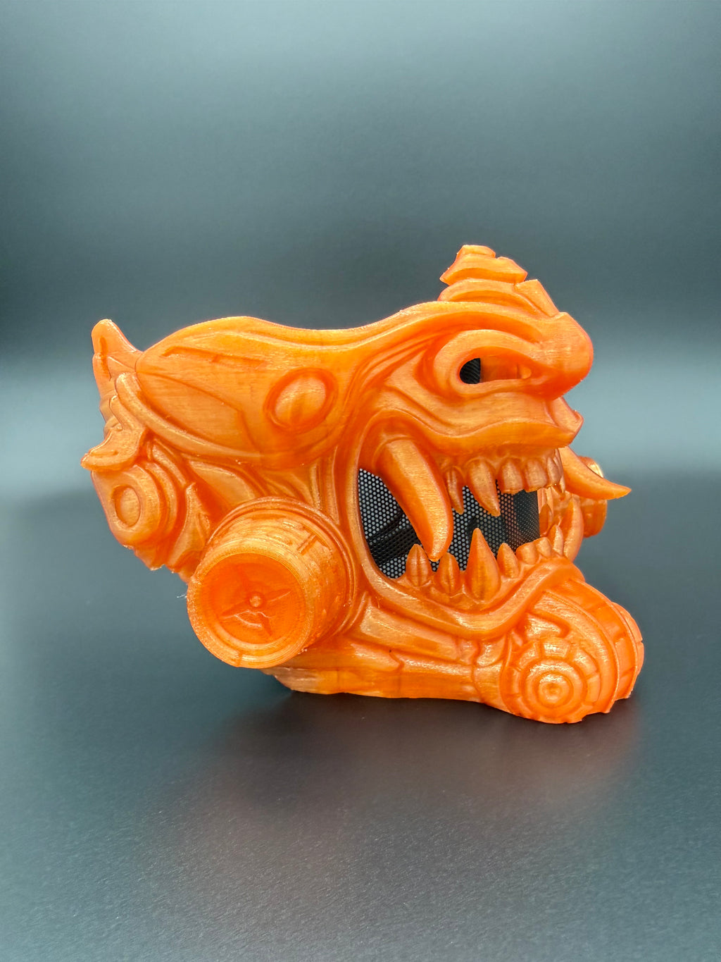 Tetsu Oni Mask Translucent Orange