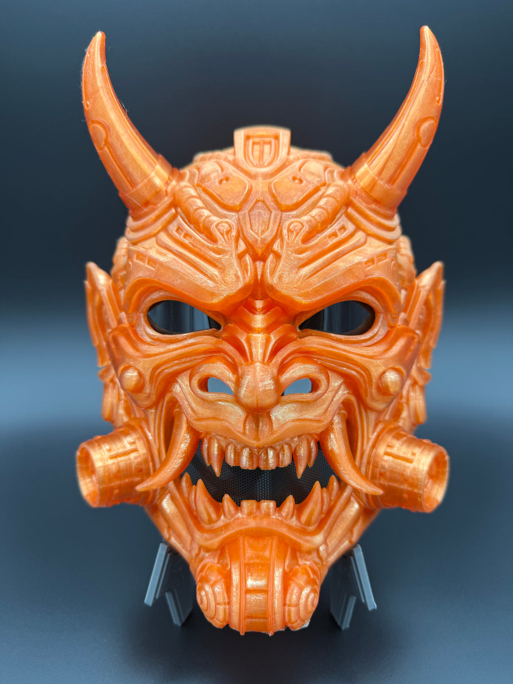 Tetsu Oni Mask Translucent Orange