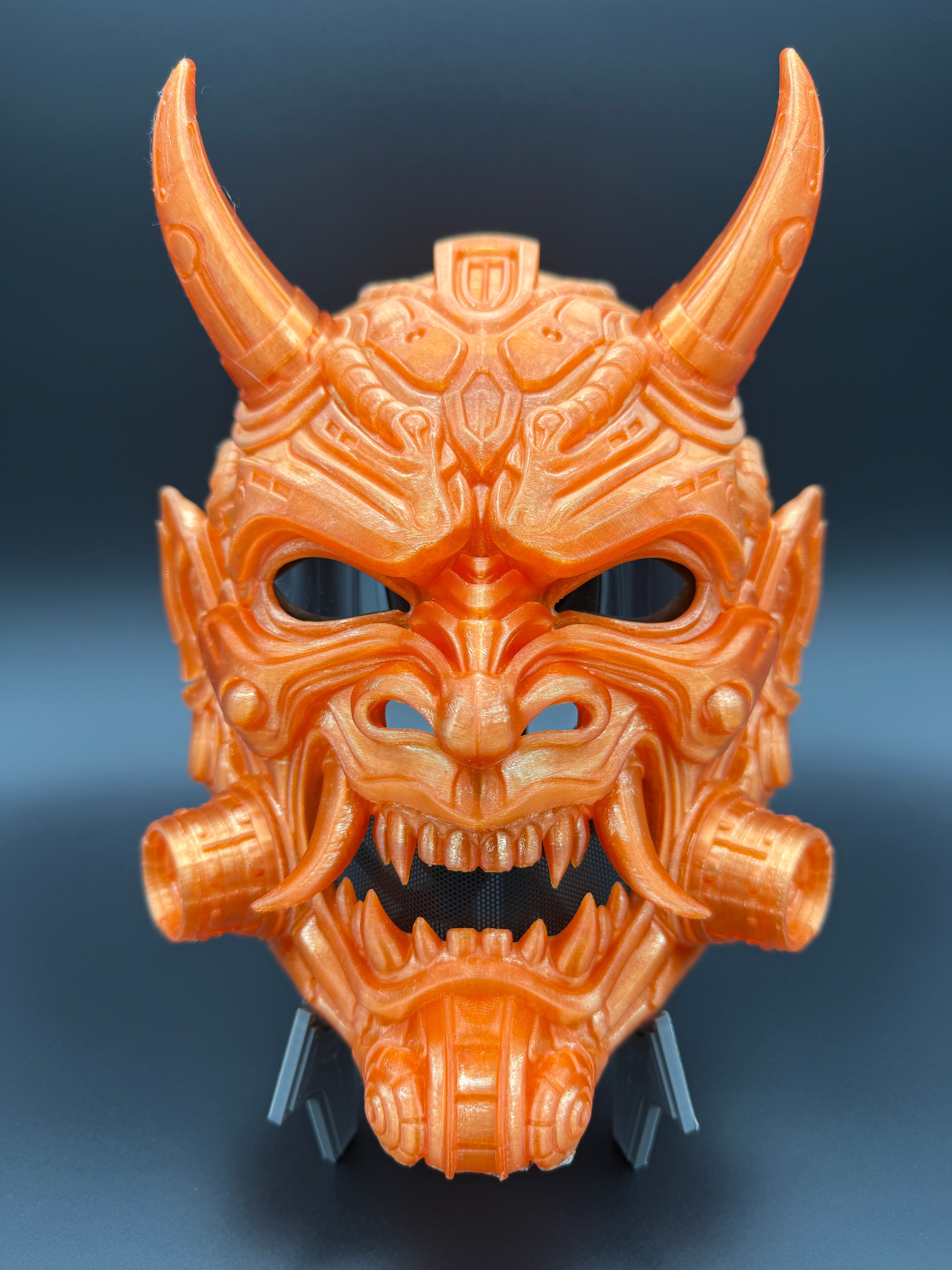 Tetsu Oni Mask Translucent Orange