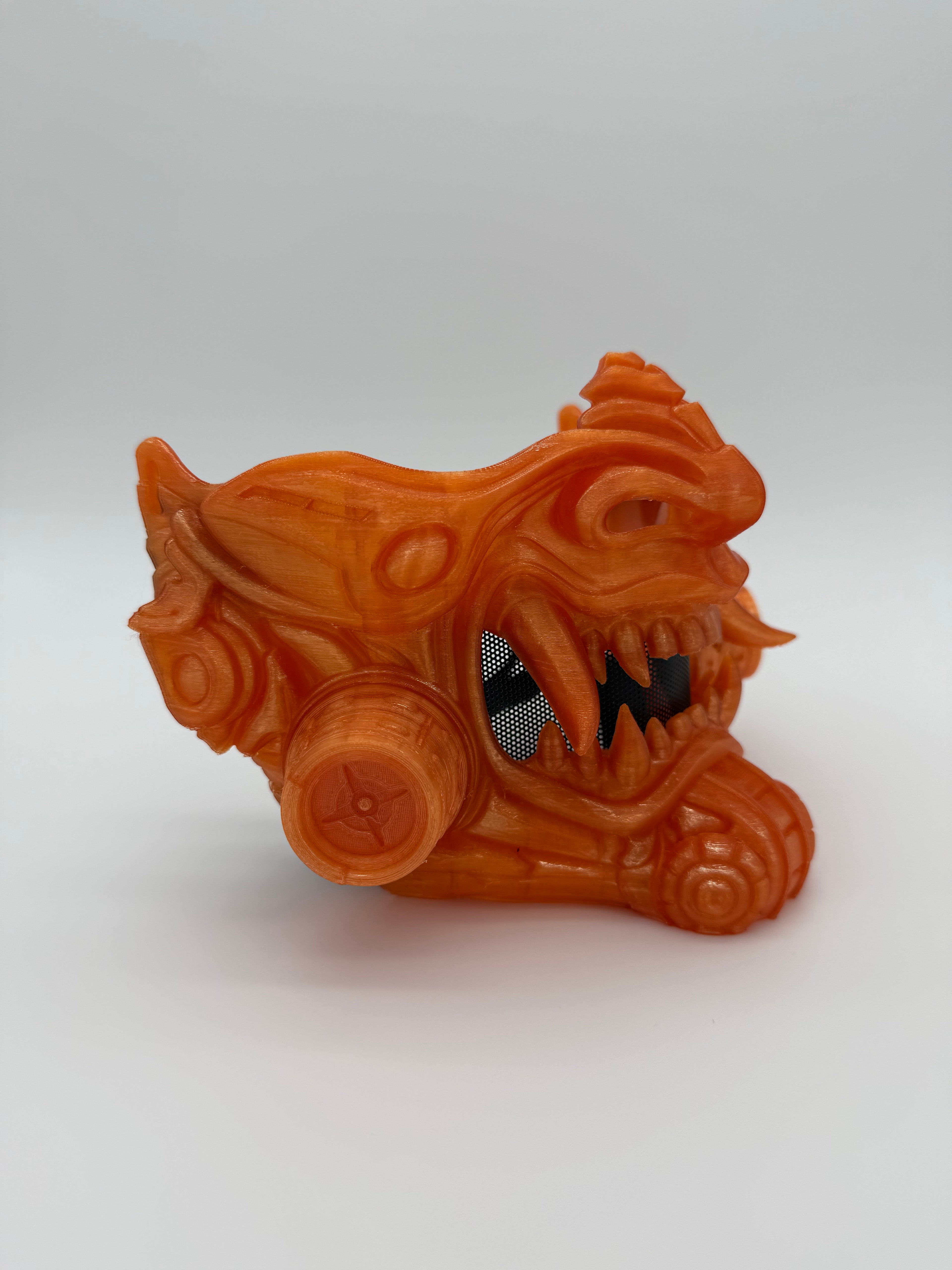 Tetsu Oni Mask Translucent Orange