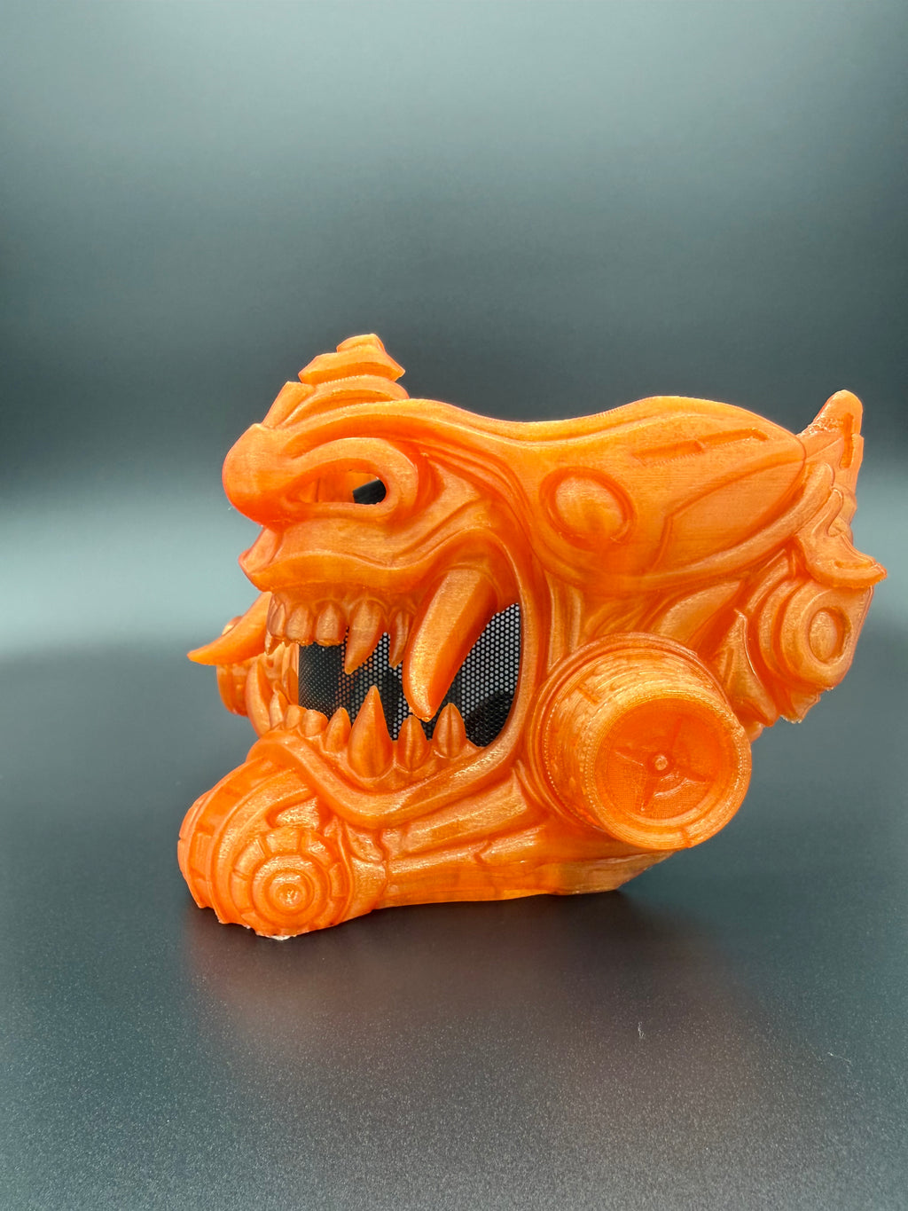 Tetsu Oni Mask Translucent Orange