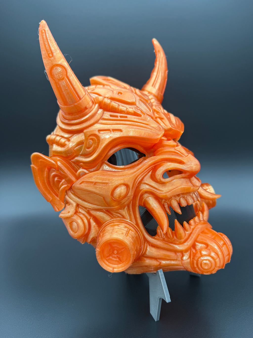 Tetsu Oni Mask Translucent Orange