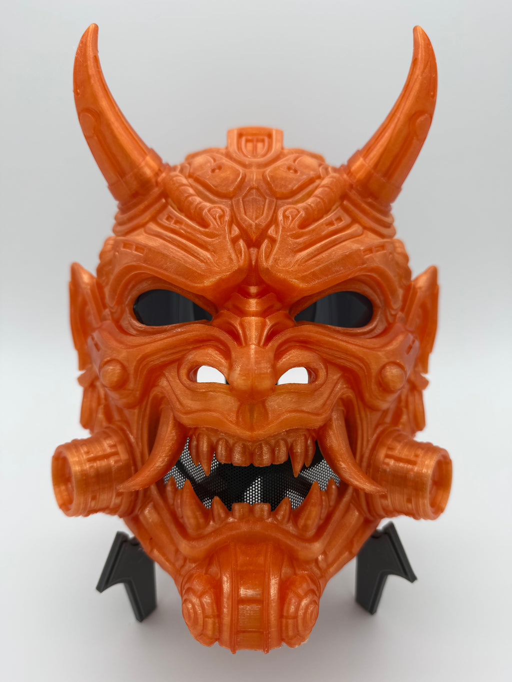 Tetsu Oni Mask Translucent Orange
