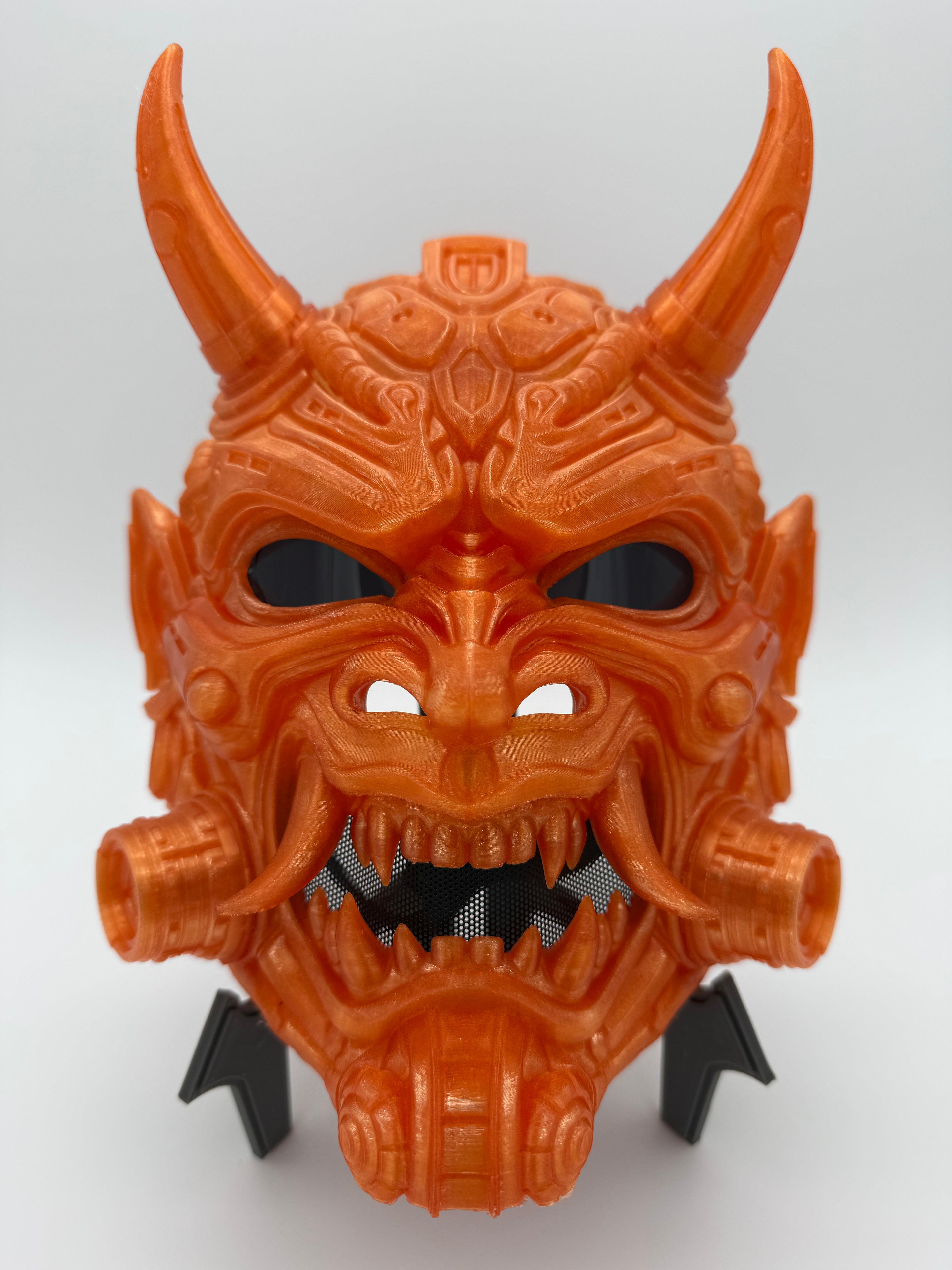 Tetsu Oni Mask Translucent Orange
